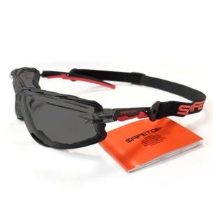 PRAETORIUS-PLUS SMOKE, PC Goggles, Removable Strap, Facial Seal, FNKT