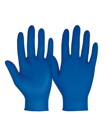 NITRILAST-Blue, gants jetables épais en nitrile bleu 4,6 g, Pack 100 unités