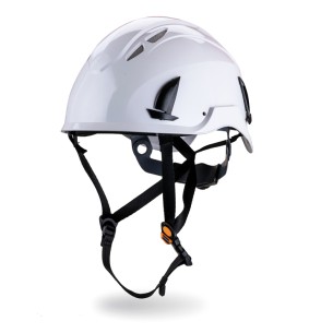 ARES, Capacete Binorma trabalhos altura EN397+EN12492, com jugular switch