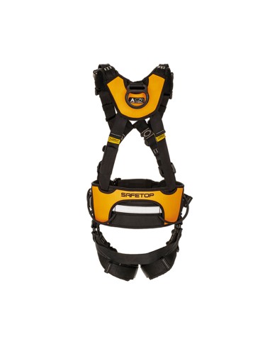 SERIE AS, imbracatura LHOTSE con fibbie rapide tipo CLICK, Cintura Comfort e Protezione Lombare