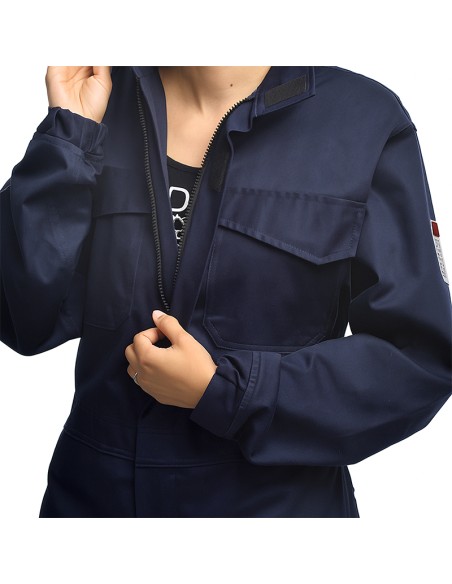 WELDPRO, navy blue multi-protection coverall 260 g