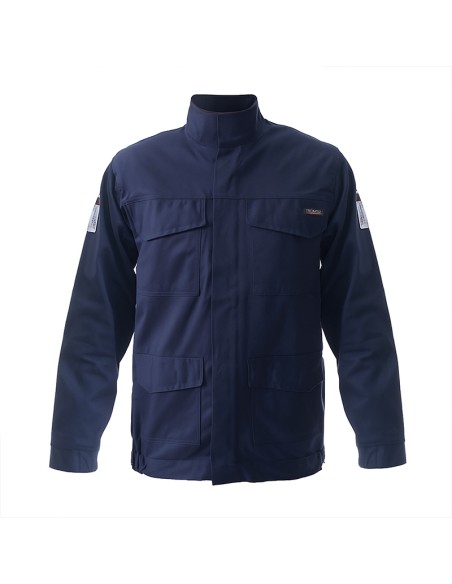 WELDPRO, Chaqueta multiprotección azul marino 260 g