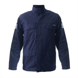 WELDPRO, Chaqueta multiprotección azul marino 260 g