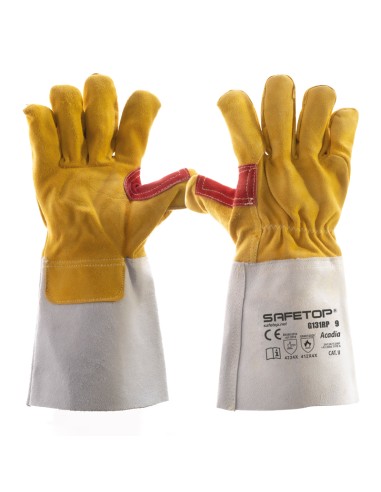 אקָדִיָה, כפפת רִתוך עם חיזוק באֲמוּם מִידָה אחִידָה