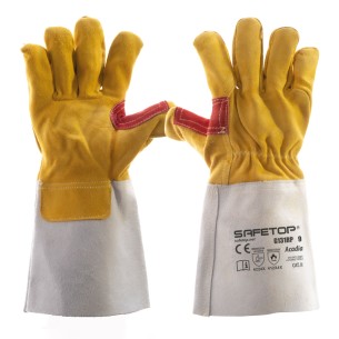 ACADIA, guante soldador con refuerzo en pulgar talla única