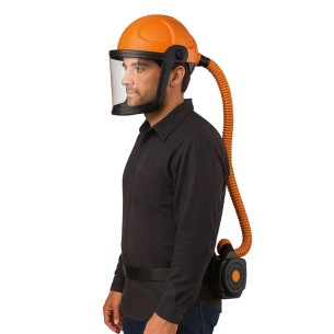 AIFLOW HELM Clear, Kit Αναπνοής με Κράνος TH3 και Διαφανή Ασπίδα