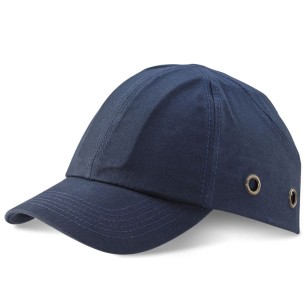 Sporty Cotton Helmet-Cap, Navy Blue EN812
