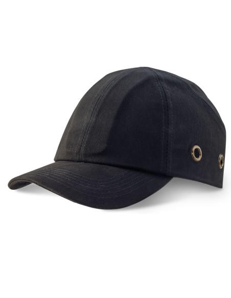 VISERA-CASCO deportiva de algodón, negra EN812