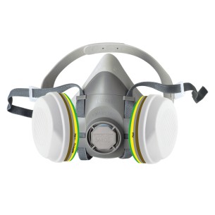 HYPALLERGENISK HALVMASK Serie 4600 av TPR och filter 34603 ABEK1P3