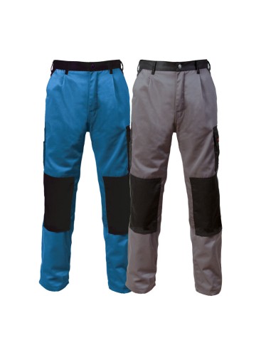 VIGO, pantalon multipoches gris, bleu ou kaki, taille S-2XL
