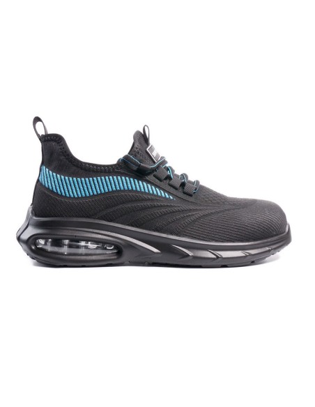 Chaussure de sport COMBIO, noir/bleu, respirant, aircam