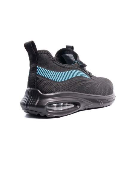 COMBIO, Sport Shoe 1P, black/blue, breathable, aircam