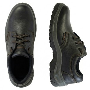 traducción texto en DUMIO, chaussure S1P en cuir de vachette noir avec lacets 2