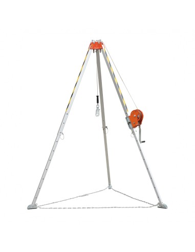 SERIE AS, Kit för slutna utrymmen med stativ 750 kg + räddning 140 kg och 35 m