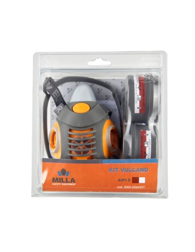 BLISTER Kit Masque Vulcano + 2 filtres A2P3