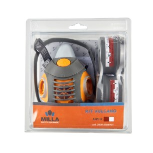BLISTER Kit Máscara Vulcano + 2 filtros A2P3