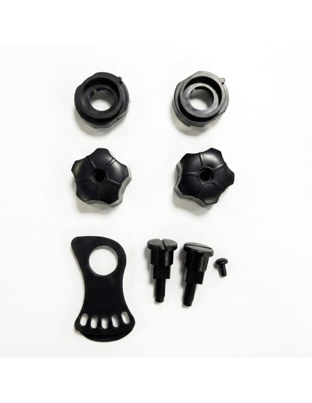 SCREW+NUT+RING SET for articulated suspension
