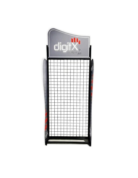 ΕΚΘΕΤΗΡΙΟ ΓΑΝΤΙΩΝ DIGITX, δαπέδου 12 άγκιστρα 1600x600x300