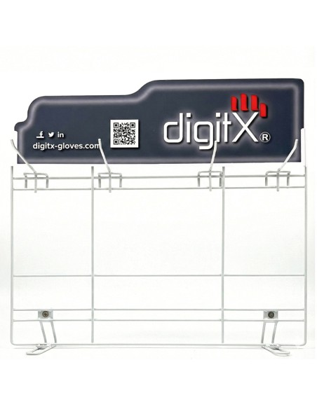 Espositore da tavolo per guanti Digitx® (540x178x500 mm, 4 ganci)