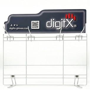 More order, more sales.

· 540x178x500 mm
· Desktop display
· Suitable for Digitx® gloves
· 4 hooks of 4 mm diameter
