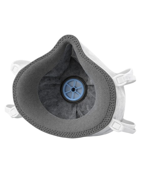 FFP3 NR D, maschera preformata con valvola e carbone attivo