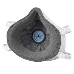 FFP3 NR D, maschera preformata con valvola e carbone attivo 2