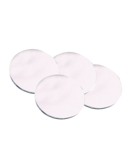 Mineral Crystal Transparent Round 50x2mm