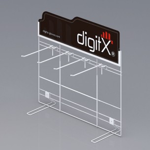 More order, more sales.

· 540x178x500 mm
· Desktop display
· Suitable for Digitx® gloves
· 4 hooks of 4 mm diameter
