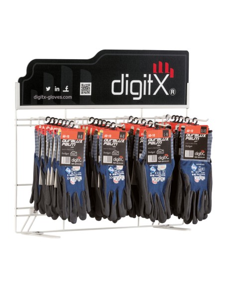 Expositor de mesa para luvas Digitx® (540x178x500 mm, 4 ganchos)