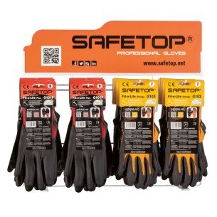 Display that drives sales, with Safetop® quality.


 · Ref. 00617
· GLOVES DISPLAY
· 540x178x500 mm
· COUNTERTOP
· Suitable for 2