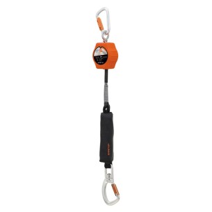 DYNAROLL, Retráctil fita Dyneema, 2m, 140Kg uso Vertical + Horizontal com mosquetões