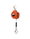 MASTEROLL, Dispositivo Retrattile cavo 15m, Verticale, 140Kg, moschettoni