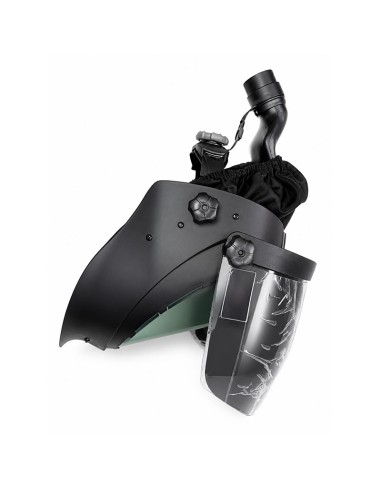 Airshell head breathing shield with face seal