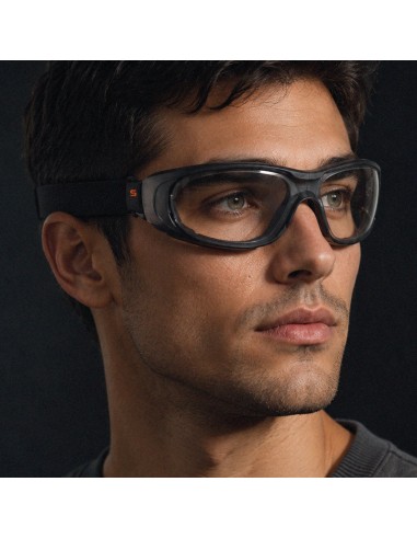 CENCOM-NEW, óculos de estilo aviador ventilados, ocular claro 1F
