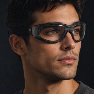 CENCOM-NEW, óculos de estilo aviador ventilados, ocular claro 1F 2