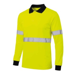 ARAPRO TECH, Polo multiprotección 210 GR +alta visibilidad clase I / II