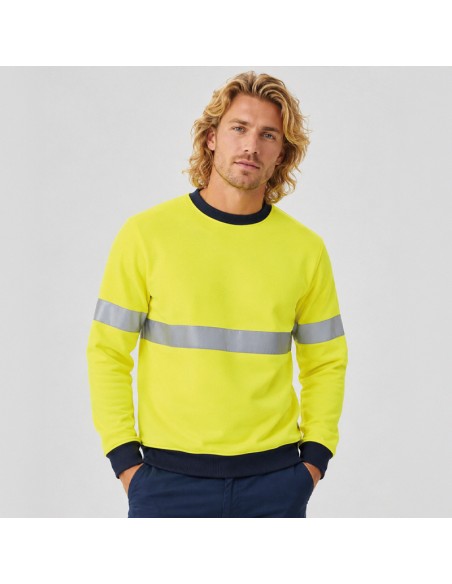 ARAPRO TECH, Sudadera multiprotección 350 GR +alta visibilidad clase I / II