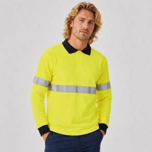 ARAPRO TECH, Polo multiprotecção 210 GR +alta visibilidade classe I / II 2