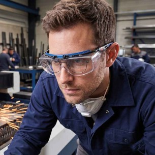 PRAKTIKA, Lunettes par-dessus OTG, transparentes Sans métal, Diélectriques, PC, Anti-buée AF/N 2