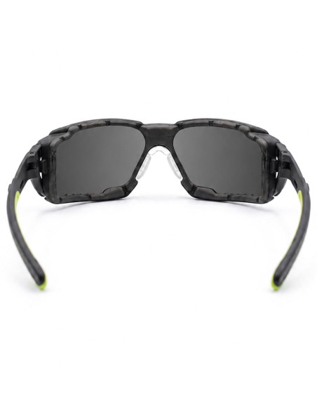 POMPEIA NEW, Gafas Sport black-green Smoked lenses + Strap