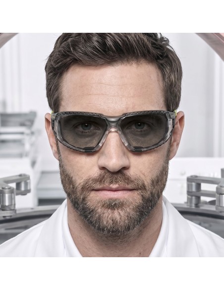 POMPEIA NEW, Lunettes Sport black-green Verres Fumés + Sangle