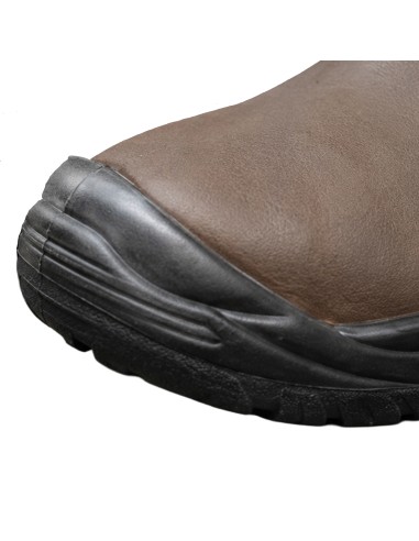 ARSENIO, Bota media caña tipo Rigger piel flor marron S3 composite