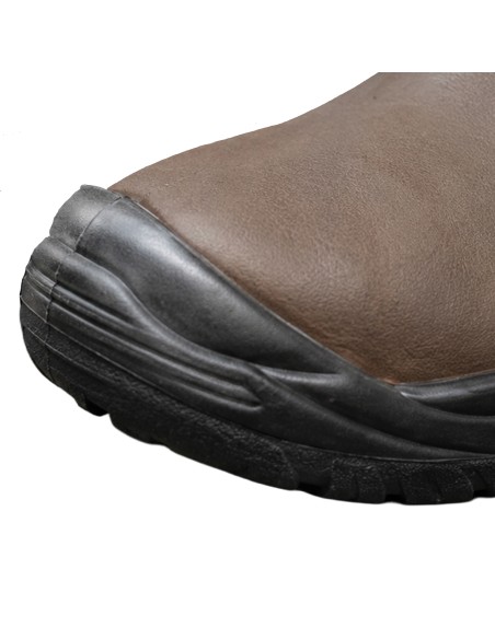 ARSENIO, Bota media caña tipo Rigger piel flor marron S3 composite