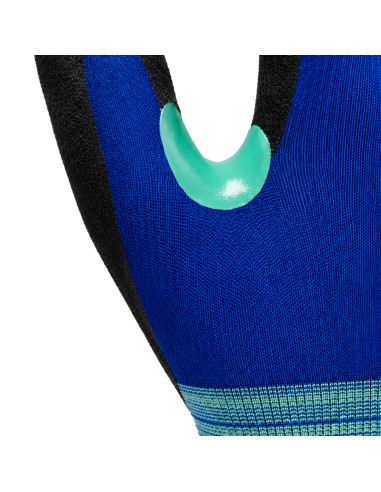 4-D, 4-Directions Glove Blue/Green, Maximum Comfort, Puncture Resistant level-3, Cut Resistant A1, Sandy Nitrile