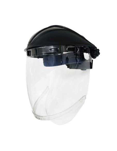 FACEGUARD-N, Curved toric clear screen with chin guard 2mm