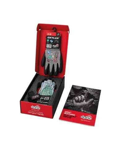 DIGITX-lådor konvertibla till display 290x190 mm (inkluderar 2 par handskar och handskhängare)