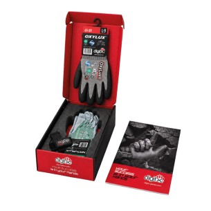 BOITES DIGITX convertibles en présentoir 290x190 mm (inclut 2 échantillons de gants et crochet pour gants)