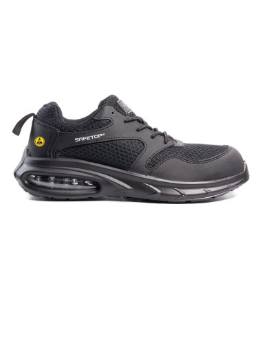 DUTTIO, black Microfibre shoe S1PL SR FO, AirComfort ESD