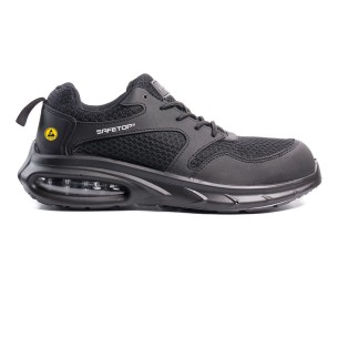 DUTTIO, Chaussure en Microfibre noire S1PL SR FO, AirComfort ESD
