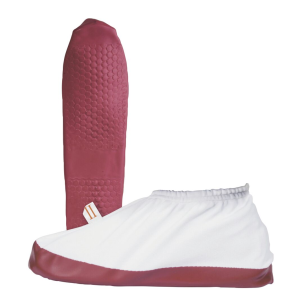 Reusable Shoe Covers with Non-Slip PVC Sole